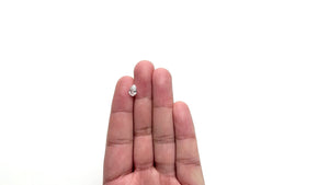 1.00ct 8.67x5.27x3.20mm SI1 E Geo Pear Step Cut 🇨🇦 26245-01