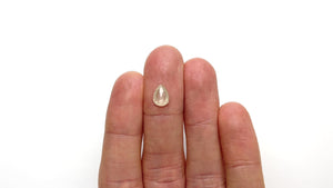 1.08ct 8.91x6.42x2.32mm Pear Rosecut 19614-01