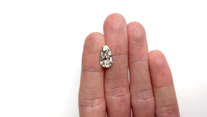 3.89ct 14.79x8.52x4.36mm VS1 K Modern Antique Pear Brilliant 25918-01