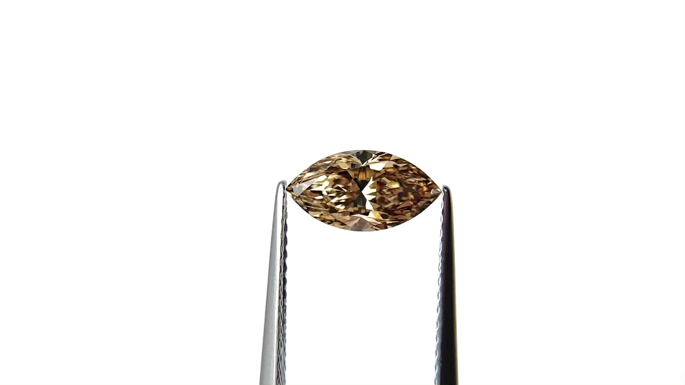 1.16ct 10.04x5.31x3.69mm VS1 C6 Champagne Marquise Brilliant 🇨🇦 28301-01