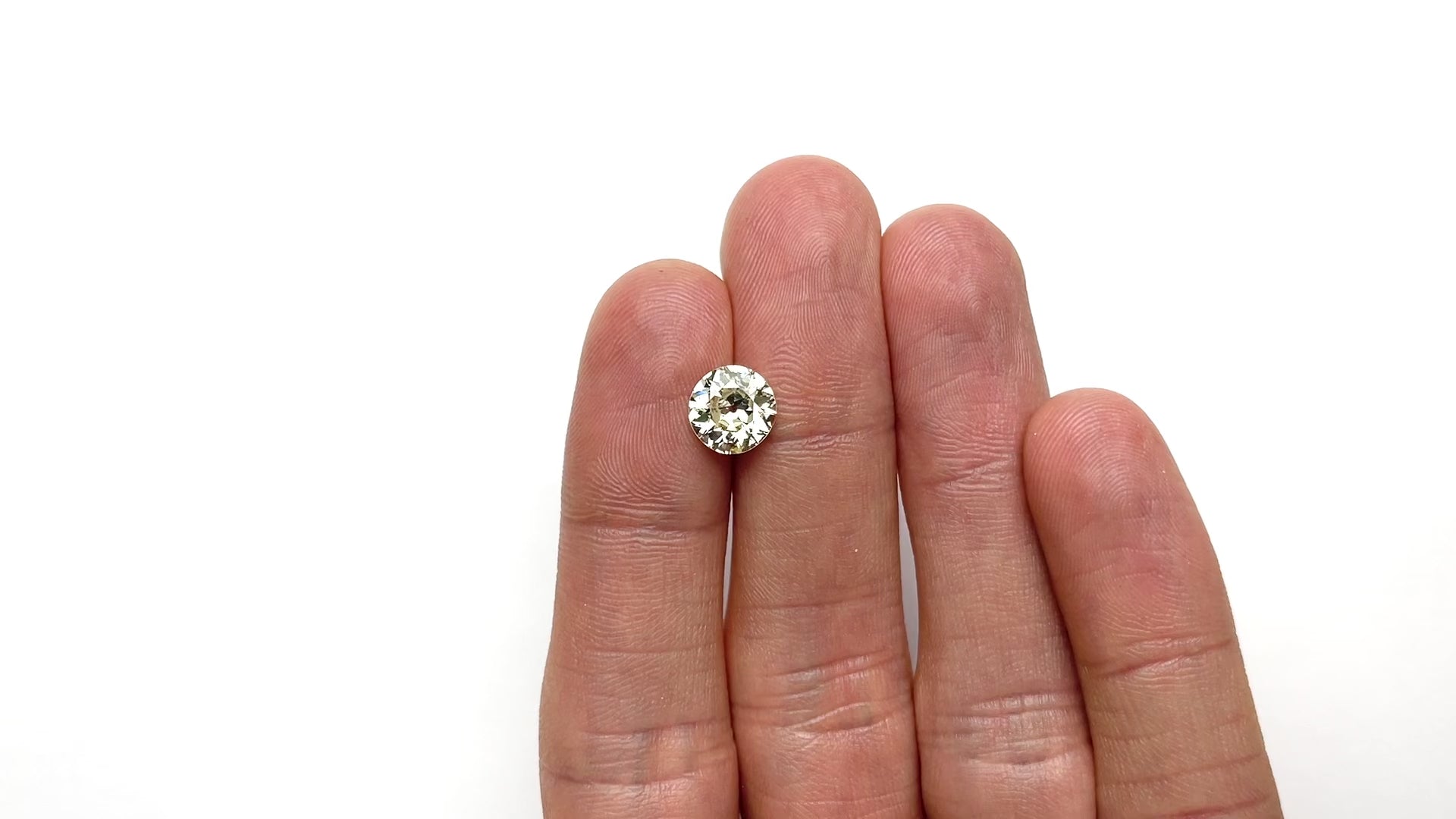 2.06ct 8.58x8.35x4.57mm GIA VS1 S-T Antique Old European Cut 23650-01