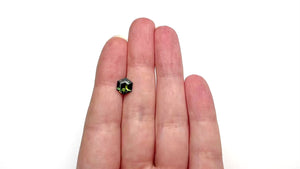 2.06ct 8.69x7.62x4.17mm Hexagon Step Cut Sapphire 27321-02