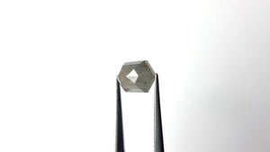 3.79ct 11.69x7.54x4.75mm Hexagon Rosecut 27536-08