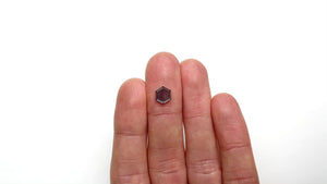 1.57ct 8.15x7.10x2.20mm Hexagon Portrait Cut Sapphire 23474-60