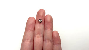 1.05ct 7.30x7.86x2.86mm Shield Rosecut 27538-24