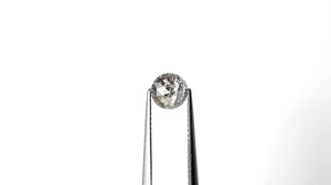 1.03ct 6.43x6.37x3.10mm Round Rosecut 🇨🇦 28122-01