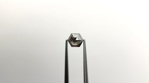 0.82ct 5.87x5.10x3.03mm Hexagon Double Cut 23176-23