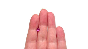 0.68ct 6.67x4.89x2.98mm Pear Brilliant Sapphire 27955-19