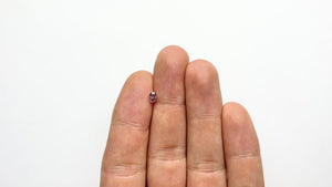 0.40ct 4.98x3.64x2.68mm GIA I1 Fancy Purple-Pink Oval Brilliant 🇦🇺 24120-01