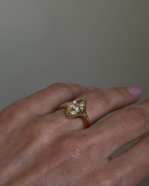 2.01ct Marquise Brilliant <br><b> Maggi Simpkins </b> | Marquise Skinny Signet Ring