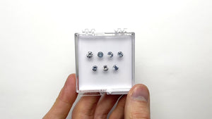 HOLD D12997 Jan 20 2025 4.48cttw 7pc Round Brilliant Sapphire Parcel 23784-00