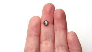 0.95ct 6.47x5.66x3.25mm Hexagon Rosecut 27225-45
