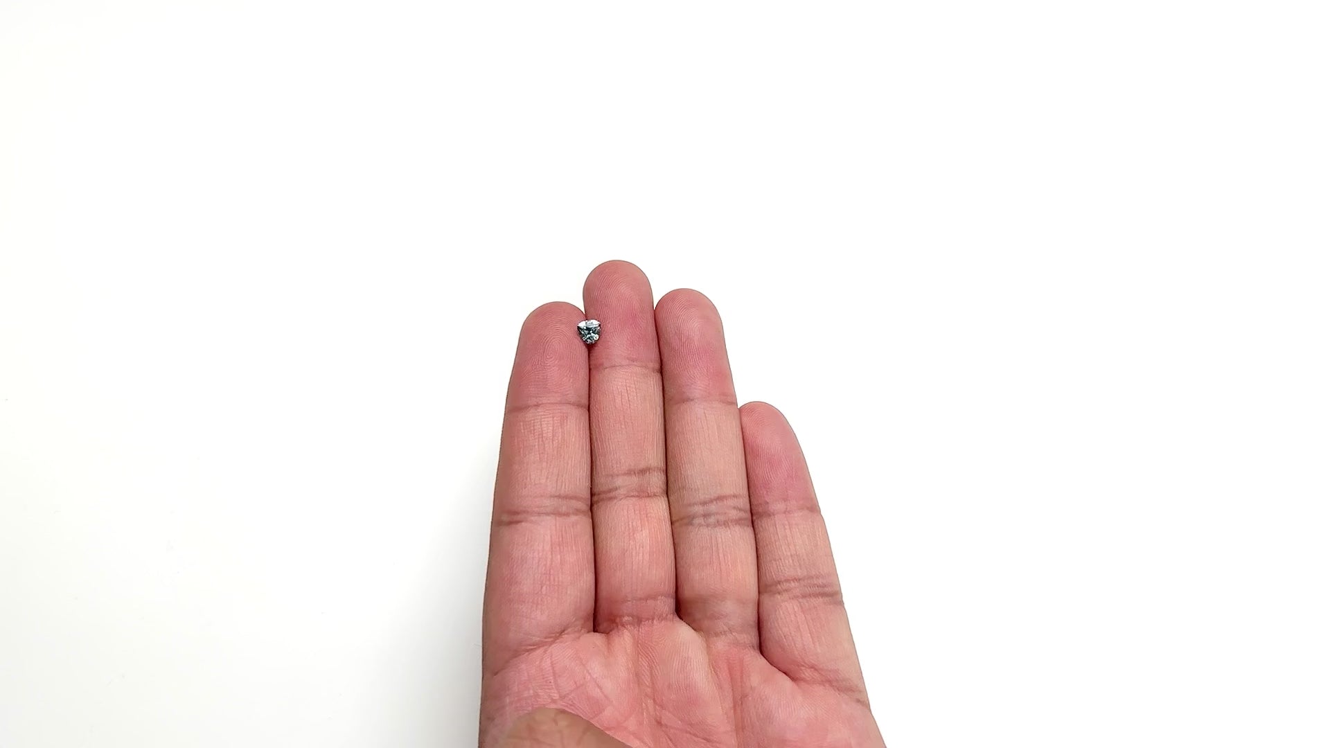 0.69ct 4.92x4.99x3.67mm Trillion Brilliant Sapphire 23675-09