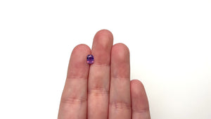 1.01ct 6.65x4.97x2.91mm Cushion Brilliant Sapphire 28227-01