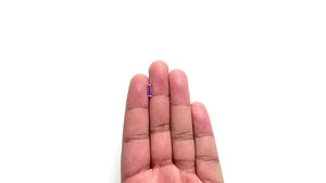 0.56ct 9.04x3.04x1.68mm Baguette Step Cut Sapphire 27721-11