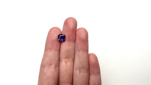3.01ct 7.68x7.67x5.40mm Cut Corner Square Step Cut Sapphire 28219-01