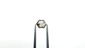 1.31ct 8.11x6.20x2.99mm Hexagon Rosecut 27539-38