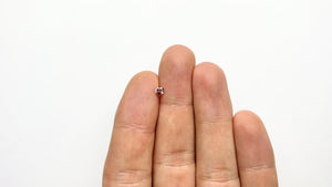 0.30ct 4.16x3.94x2.43mm GIA SI2 Fancy Deep Orangy Pink Heart Brilliant 🇦🇺 24122-01