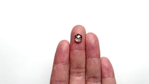 2.45ct 9.16x7.24x4.47mm Hexagon Step Cut 18505-11