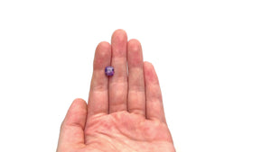3.04ct 7.38x7.16x6.16mm Cushion Brilliant Sapphire 23529-01