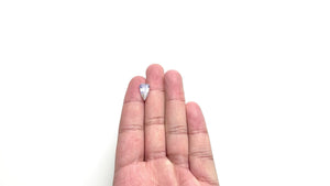 3.62ct 13.78x8.39x4.54mm Shield Brilliant Sapphire 26364-01