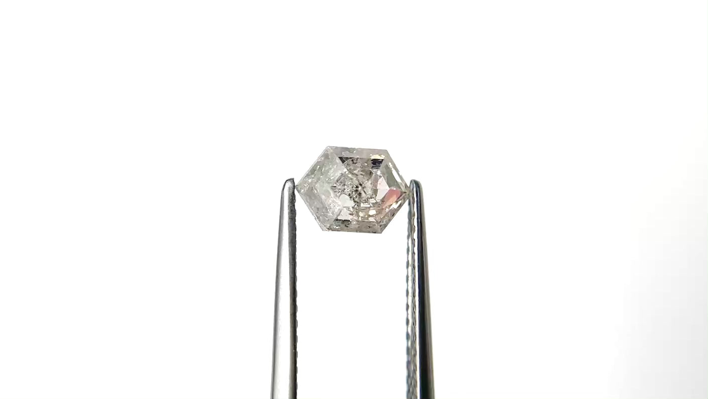 1.04ct 7.30x5.20x3.28mm Hexagon Rosecut 🇨🇦 23223-01