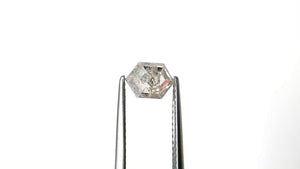 1.04ct 7.30x5.20x3.28mm Hexagon Rosecut 🇨🇦 23223-01