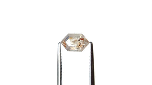 1.26ct 8.67x5.25x3.30mm Hexagon Rosecut 27536-01