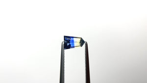 0.55ct 6.37x4.15x2.72mm Shield Step Cut Sapphire 23729-01
