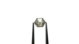 0.98ct 7.56x5.97x2.53mm Hexagon Rosecut 23176-04