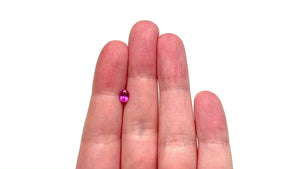 0.65ct 5.85x4.40x3.09mm Oval Brilliant Sapphire 27955-10