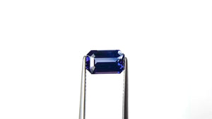 3.08ct 9.89x6.23x4.46mm Cut Corner Rectangle Step Cut Sapphire 28235-01
