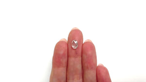 0.89ct 7.86x5.69x2.09mm Oval Rosecut 25458-07