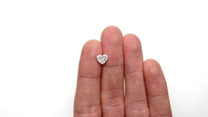 1.49ct 6.77x7.62x4.41mm Fancy White Heart Brilliant 26805-01