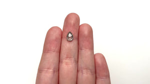 1.48ct 8.84x6.33x3.30mm Pear Rosecut 27538-65