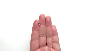 0.61ct 5.69x4.94x2.46mm Hexagon Step Cut Sapphire 23088-17