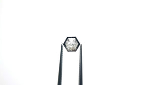 1.25ct 7.23x6.30x2.99mm Hexagon Rosecut 27230-15