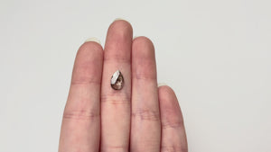 1.31ct 10.96x7.10x1.85mm Pear Rosecut 26785-18