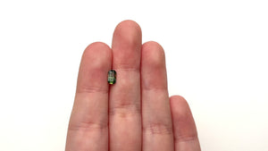 0.80ct 6.94x4.16x3.15mm Cut Corner Rectangle Step Cut Sapphire 27336-35