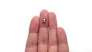 1.28ct 6.78x6.75x3.35mm Round Rosecut 🇨🇦 27034-01