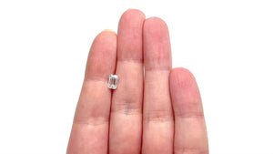1.19ct 7.10x4.74x3.58mm SI1 F Cut Corner Rectangle Step Cut 🇨🇦 27256-01