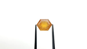 3.77ct 10.22x7.63x5.50mm Hexagon Step Cut Sapphire 24185-01