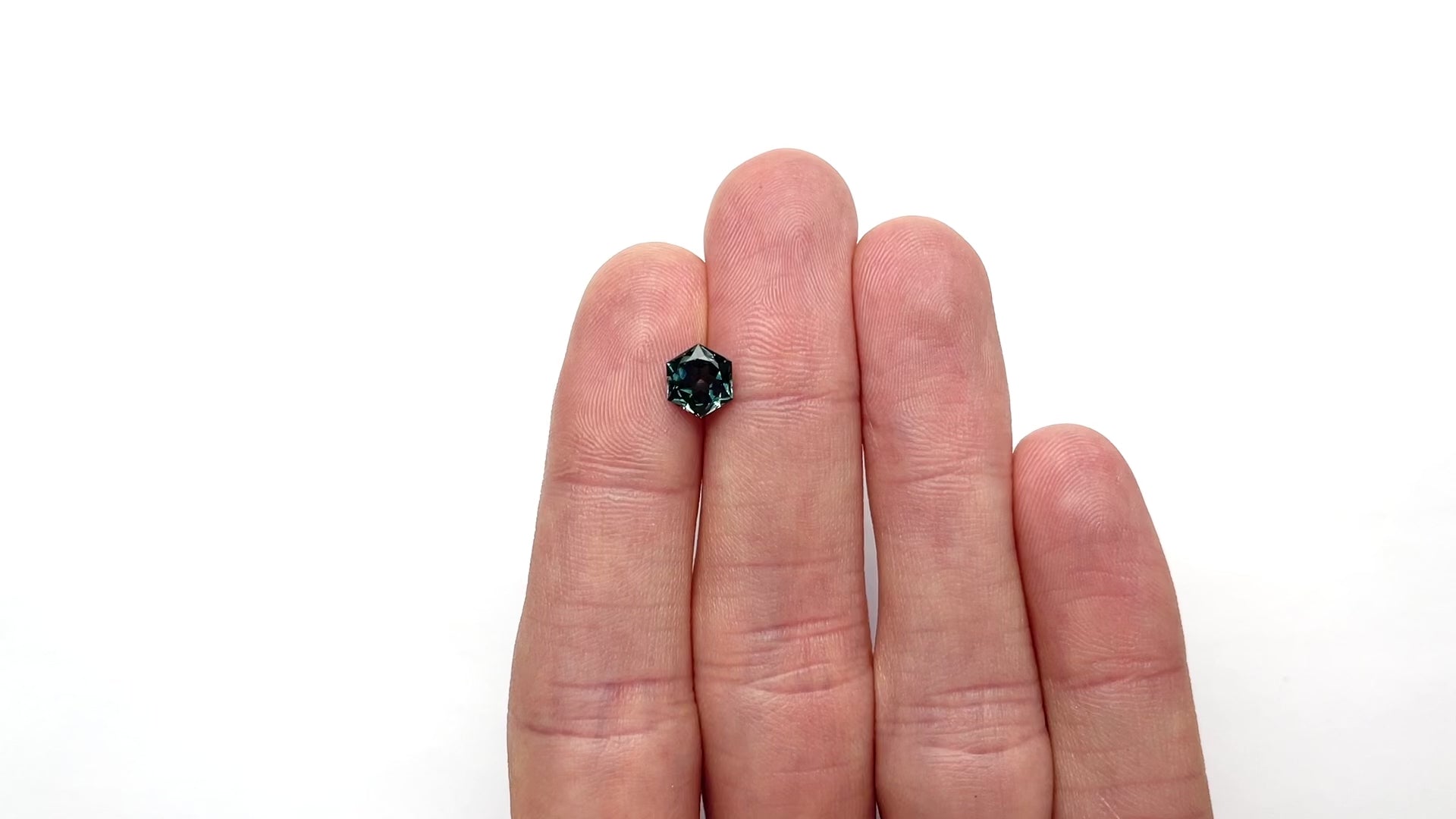 1.74ct 7.68x6.66x4.03mm Hexagon Brilliant Sapphire 26555-02