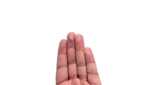 1.71ct 12.52x11.78x1.23mm Shield Portrait Cut Sapphire 27740-14