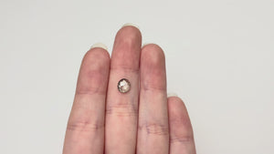 0.86ct 7.25x6.53x1.91mm Oval Rosecut 26787-15