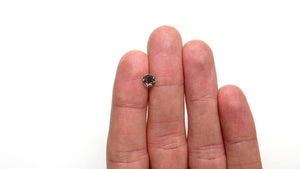 0.56ct 5.74x5.62x2.25mm Round Rosecut Sapphire 22316-02