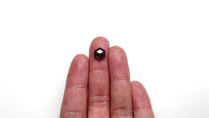 2.04ct 9.99x8.31x2.88mm Hexagon Rosecut 19069-28