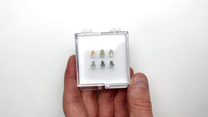 3.21cttw 5pc Penis Rosecut Sapphire Parcel 23451-00