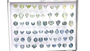 OFFLINE PARCEL 97.00cttw 62pc Portrait Cut Sapphire Parcel 22266-00