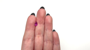 0.83ct 7.65x4.60x.46mm Pear Brilliant Sapphire 27957-10